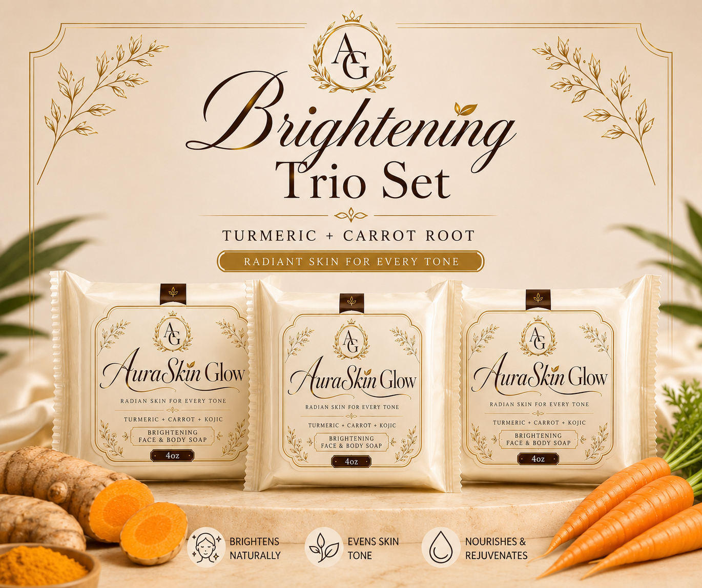 Brightening Trio Set (3 Bars)